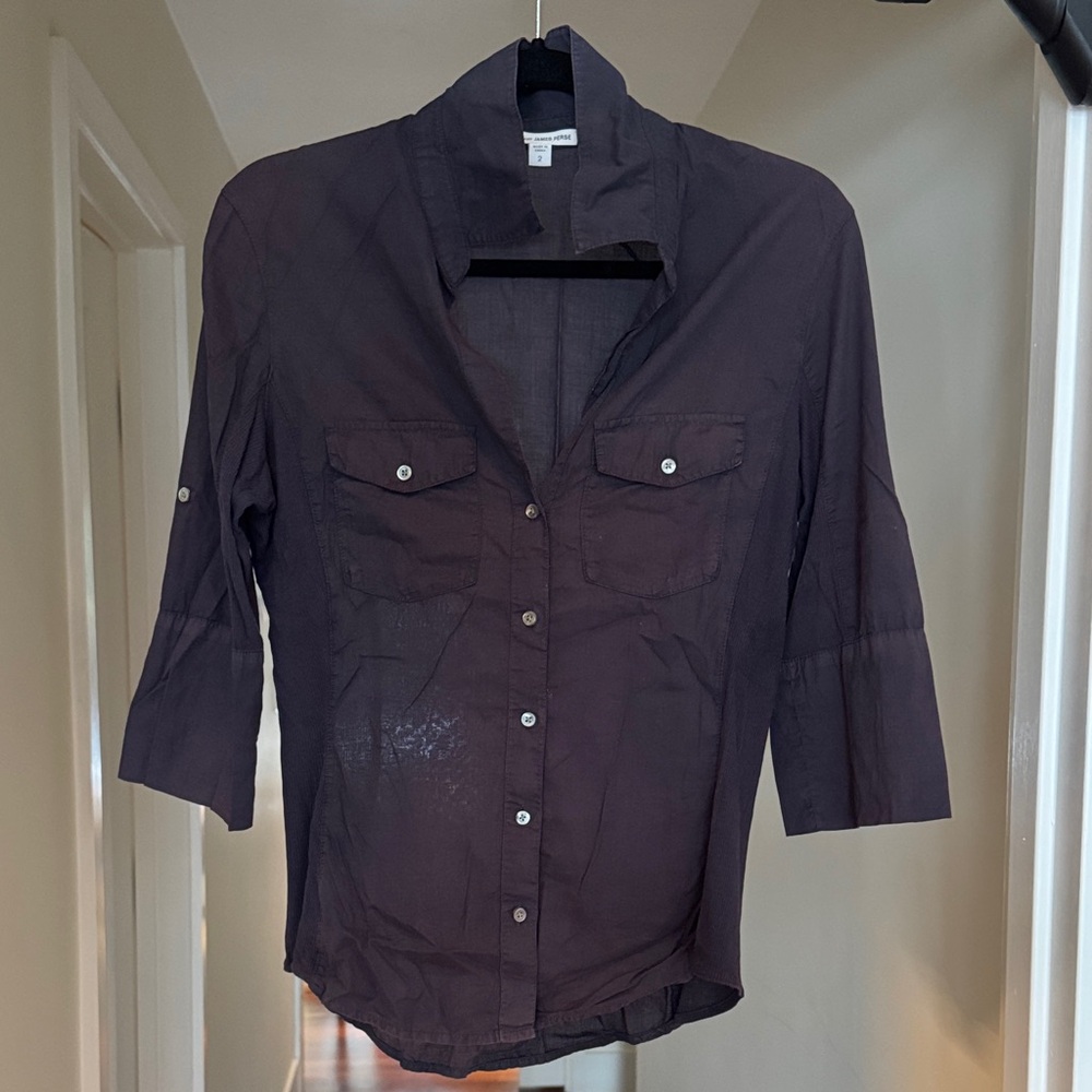 James Perse Dark Blue Shirt